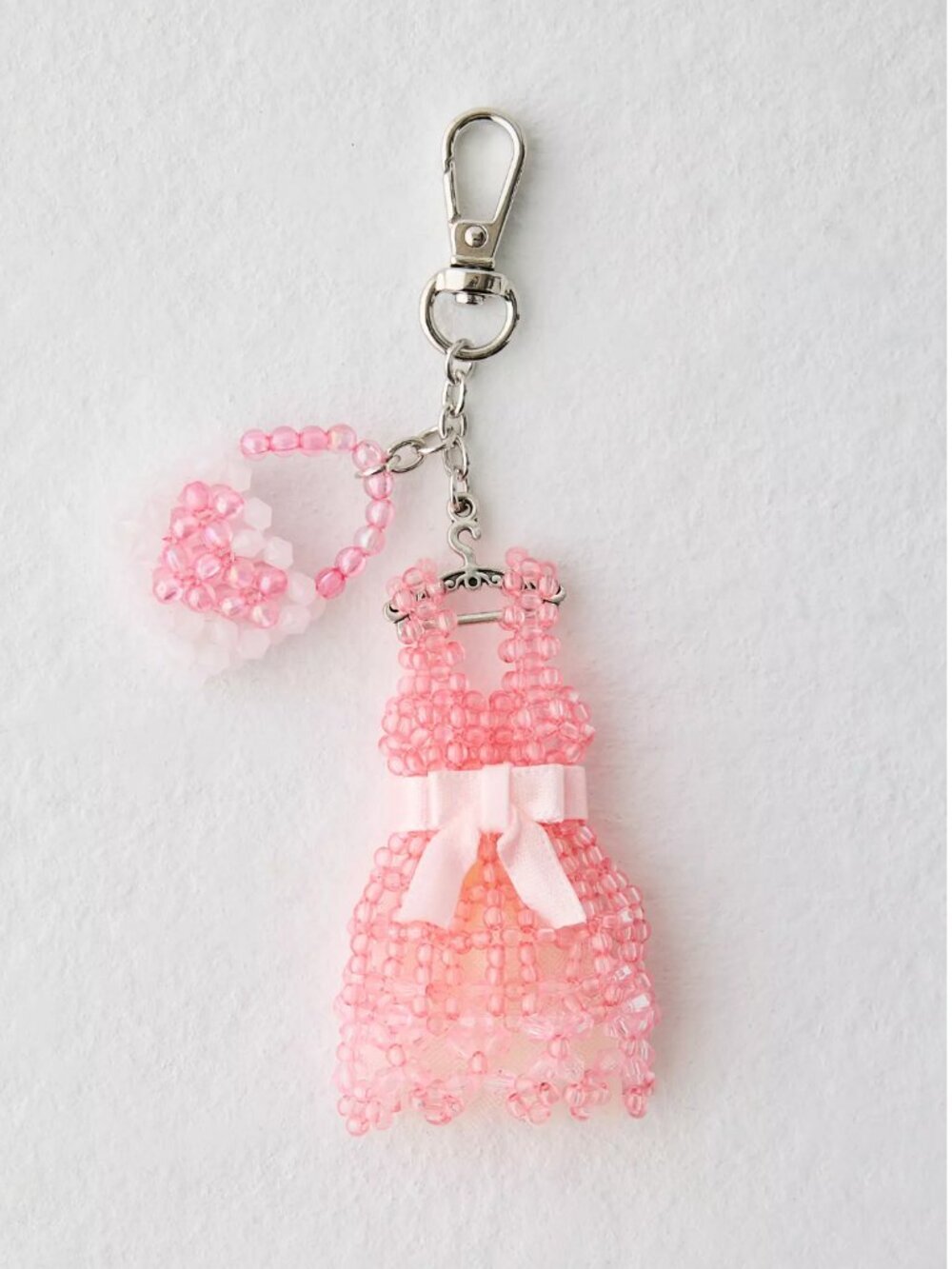 NWT Urban Outfitters Beaded Clothes Keychain in Dress - Picture 2 of 3